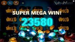 При крупном выигрыше максимально задействуются визуальные и звуковые эффекты